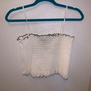 Forever 21 ruffled crop top